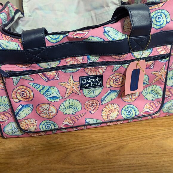 Simply Southern Sea Shell Duffle Bag NEW - Picture 5 of 10